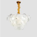 Loft Industry Modern - Shine Discs Chandelier V2